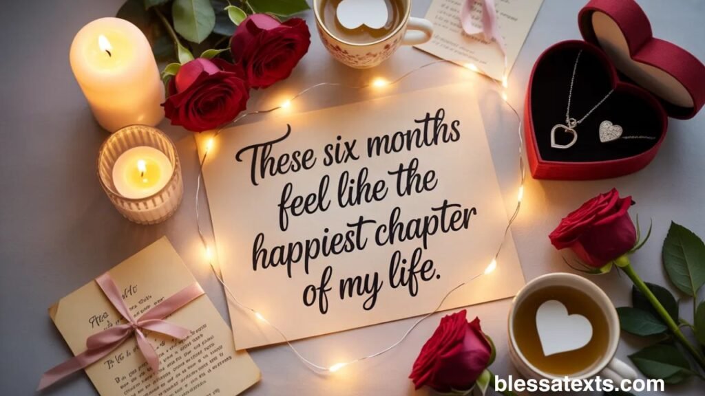 Heartfelt 6 Month Anniversary Wishes 