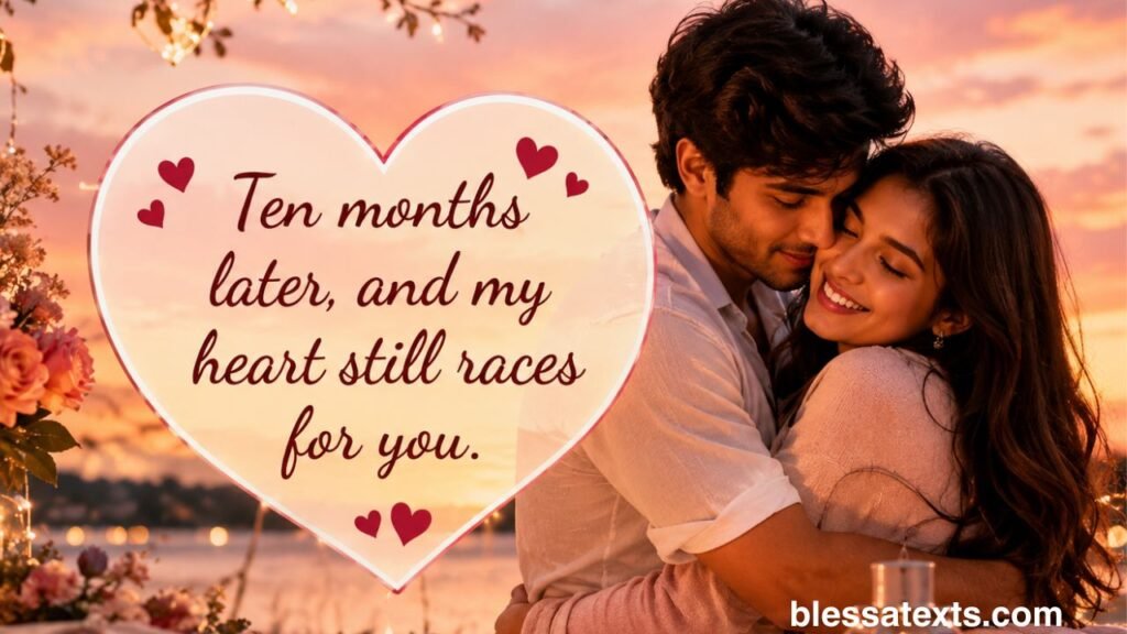 Heartfelt 10 Month Anniversary Wishes