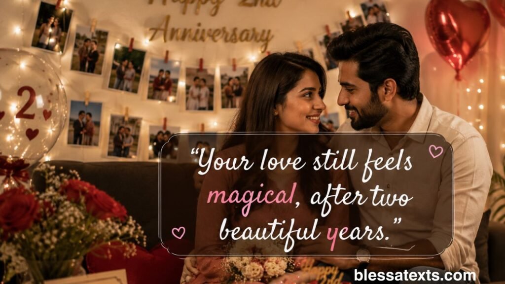 Heartfelt 2nd Anniversary Wishes