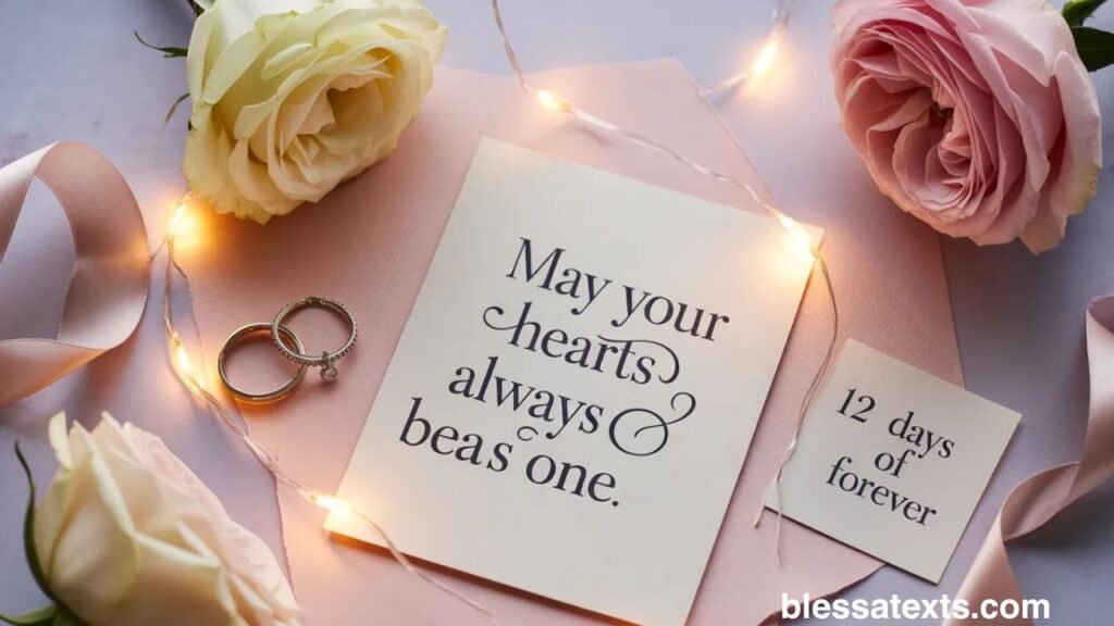 Heartfelt 12th Day of Marriage Wishes