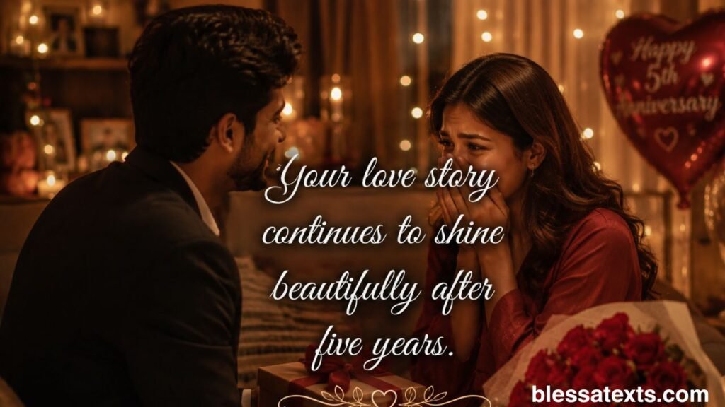 Heartfelt 5th Anniversary Wishes