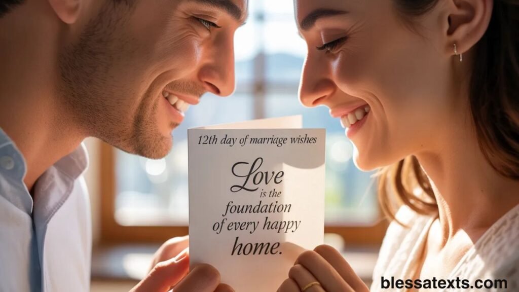 Heartfelt 12th Day of Marriage Wishes