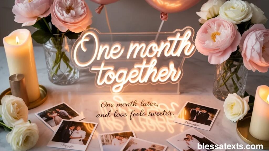 Heartfelt 1 Month Marriage Anniversary Wishes