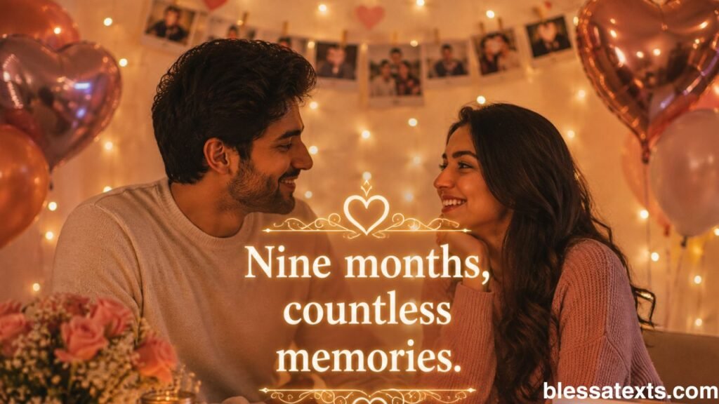 Heartfelt 9 Month Anniversary Wishes