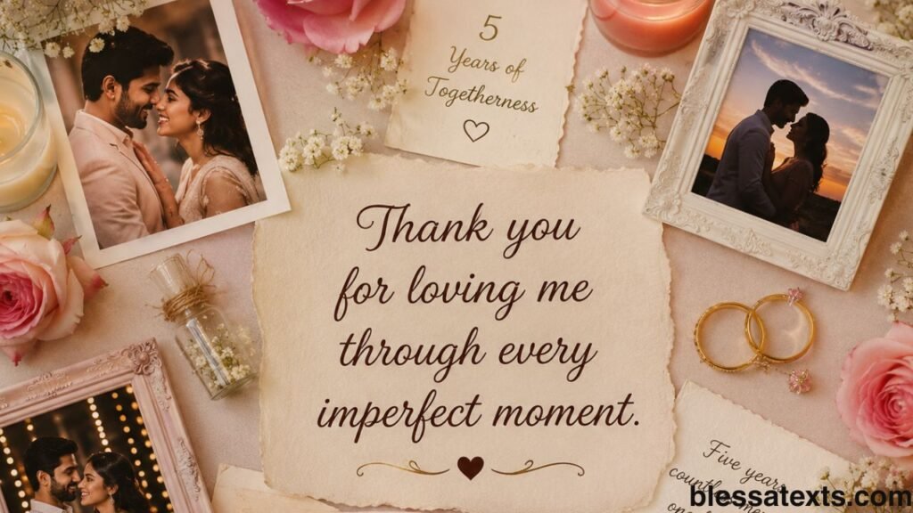 Heartfelt 5th Anniversary Wishes