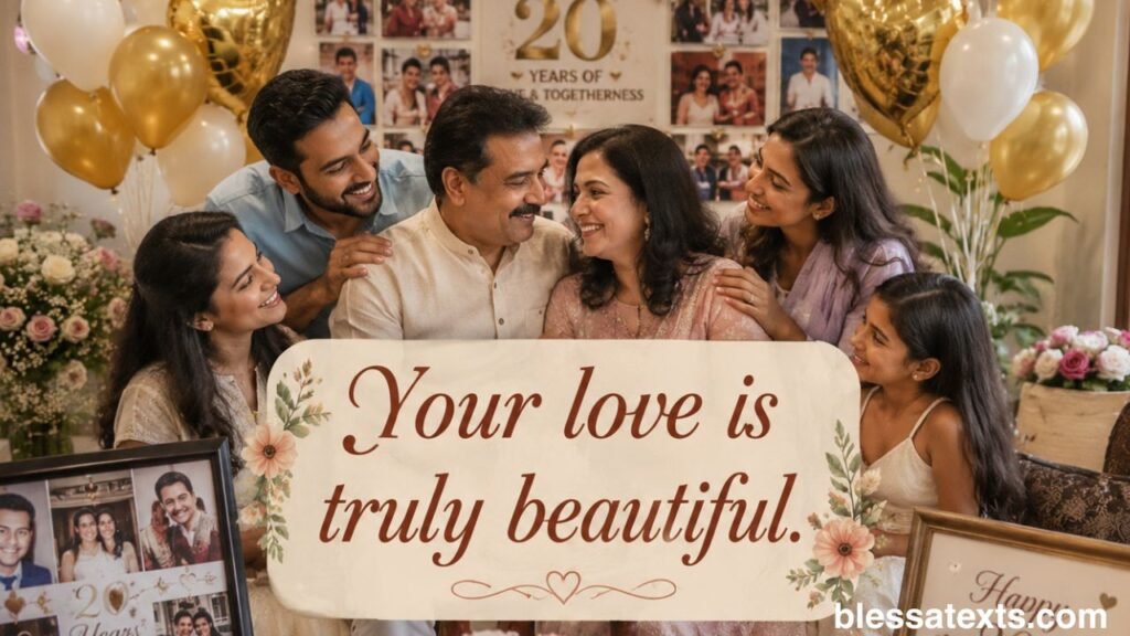 Heartfelt 20th Anniversary Wishes