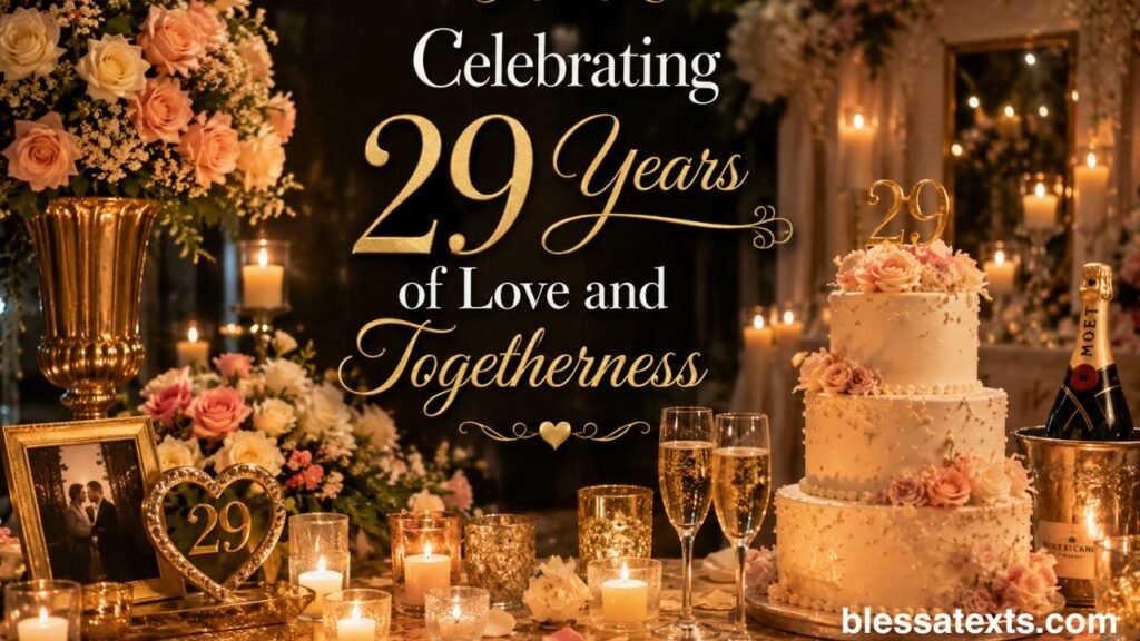 Heartfelt 29th Anniversary Wishes