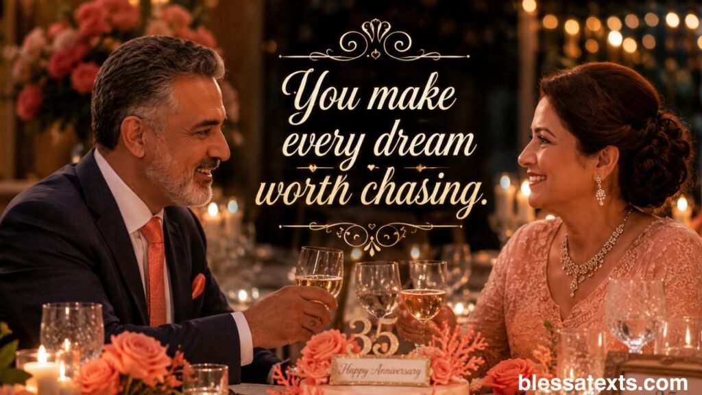 Heartfelt 35th Anniversary Wishes