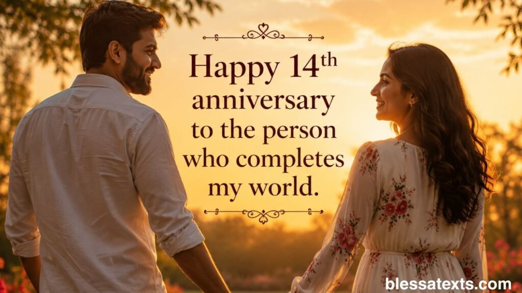 Heartfelt 14th Anniversary Wishes