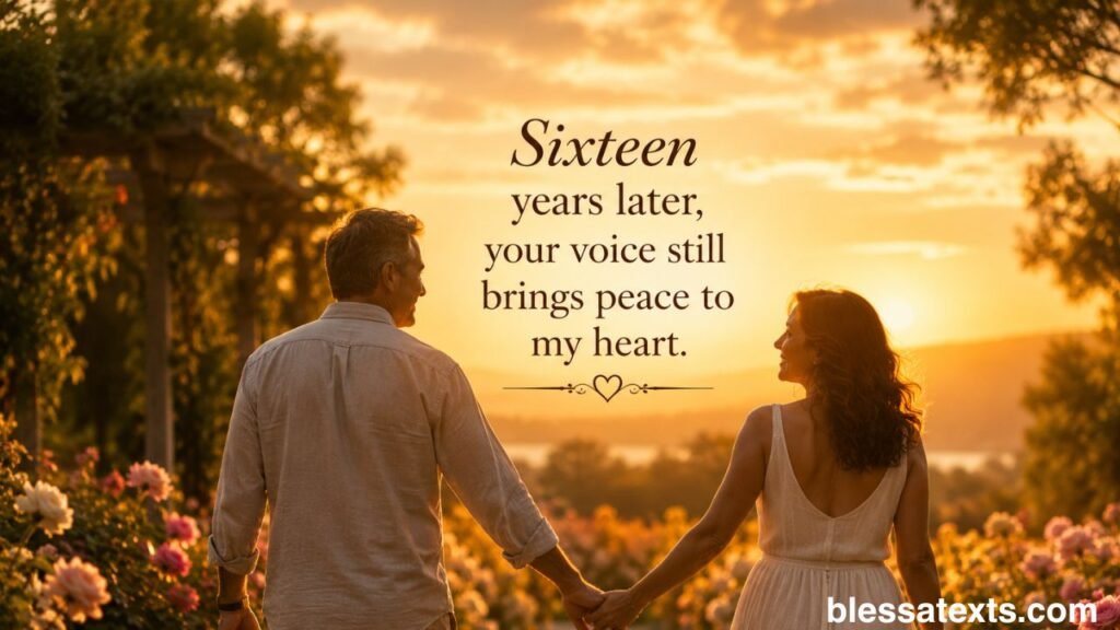 Heartfelt 16th Anniversary Wishes