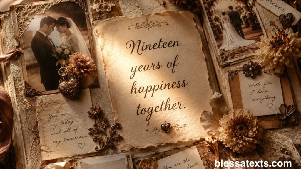 Heartfelt 19th Anniversary Wishes