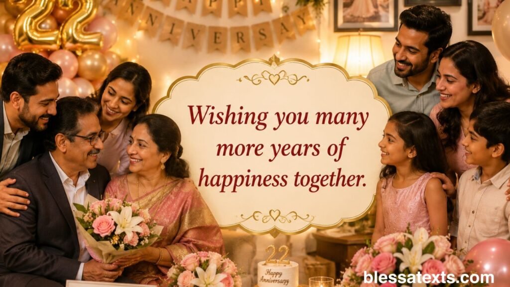 Heartfelt 22nd Anniversary Wishes