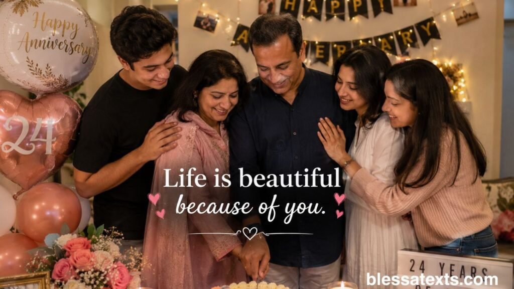Heartfelt 24th Anniversary Wishes