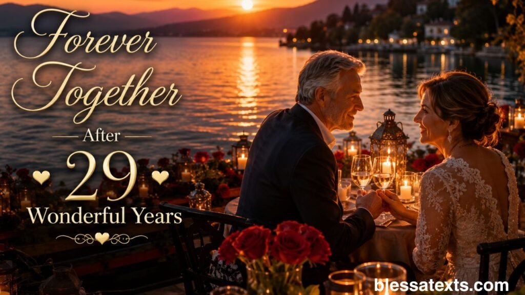 Heartfelt 29th Anniversary Wishes