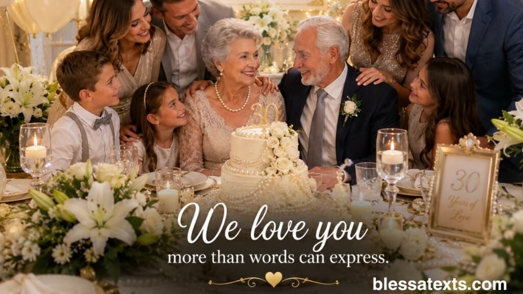 Heartfelt 30th Anniversary Wishes