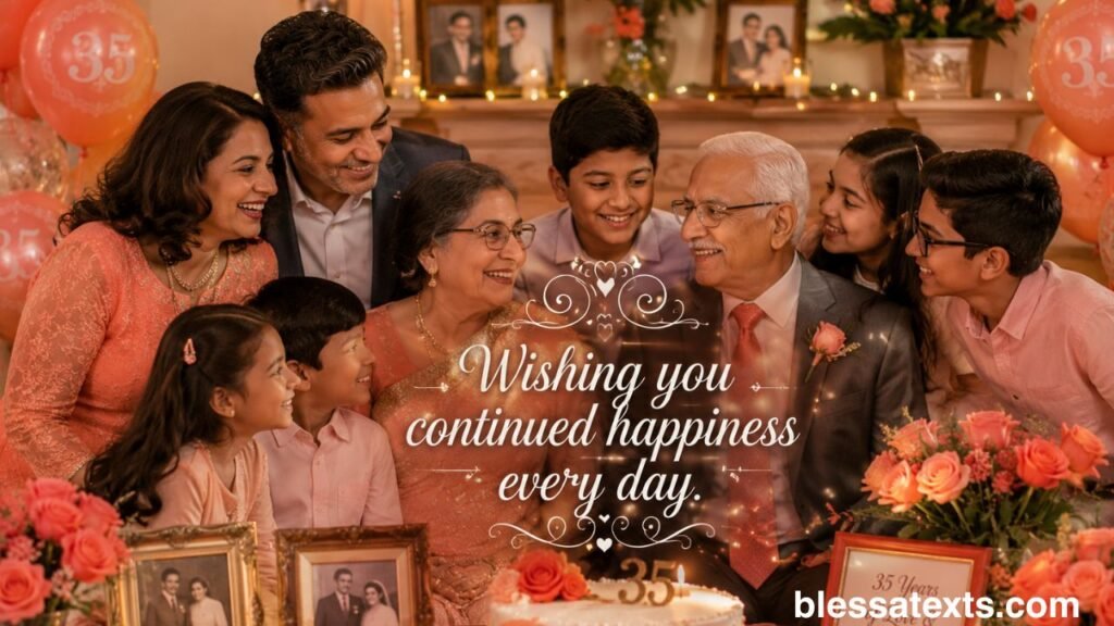 Heartfelt 35th Anniversary Wishes