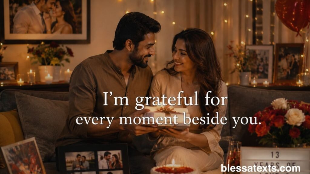 Heartfelt 13th Anniversary Wishes