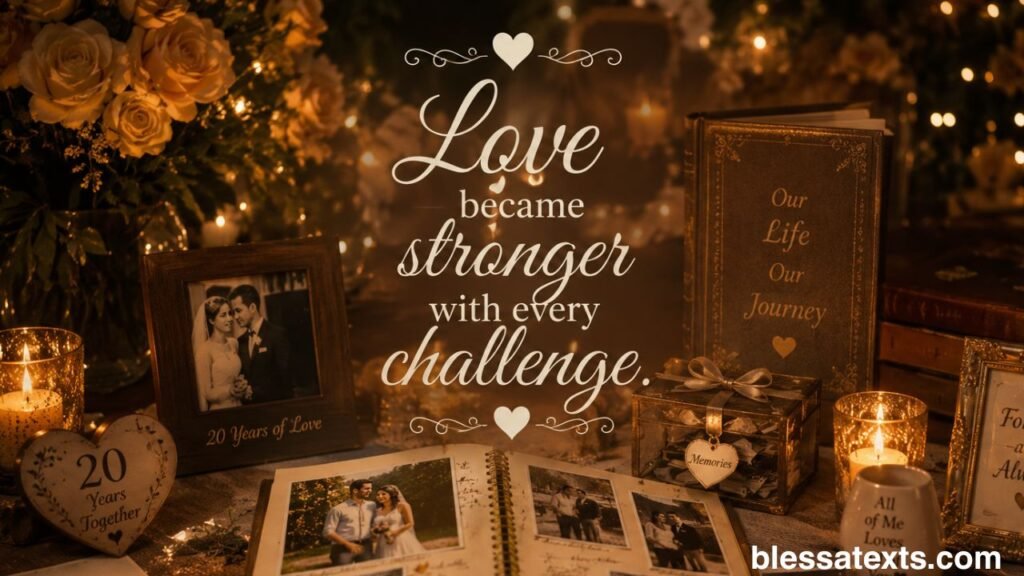 Heartfelt 20th Anniversary Wishes