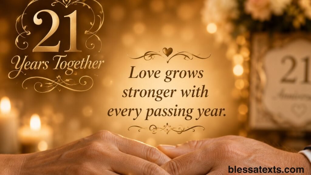 Heartfelt 21st Anniversary Wishes