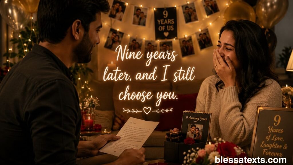 Heartfelt 9th Anniversary Wishes