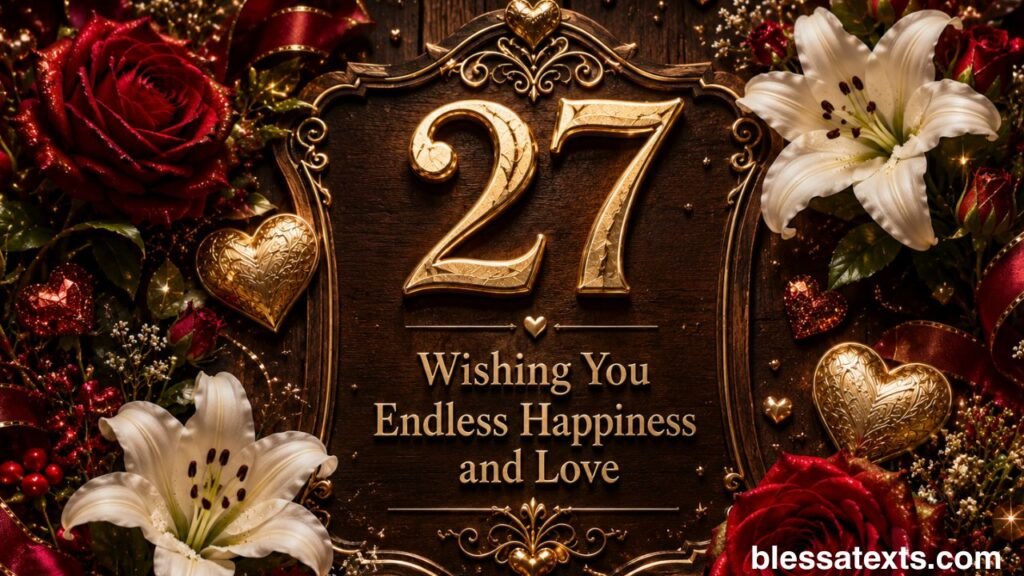 Heartfelt 27th Anniversary Wishes