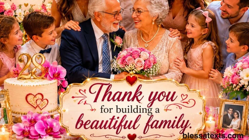 Heartfelt 28th Anniversary Wishes