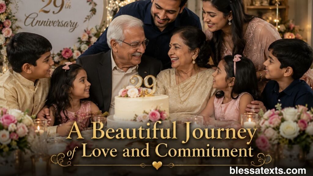 Heartfelt 29th Anniversary Wishes
