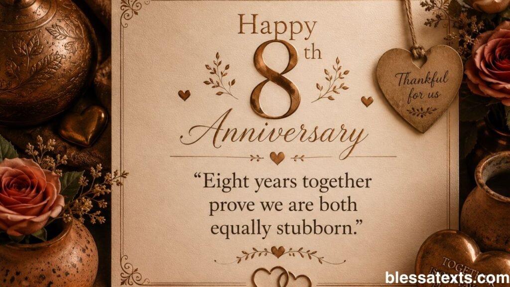 Heartfelt 8th Anniversary Wishes