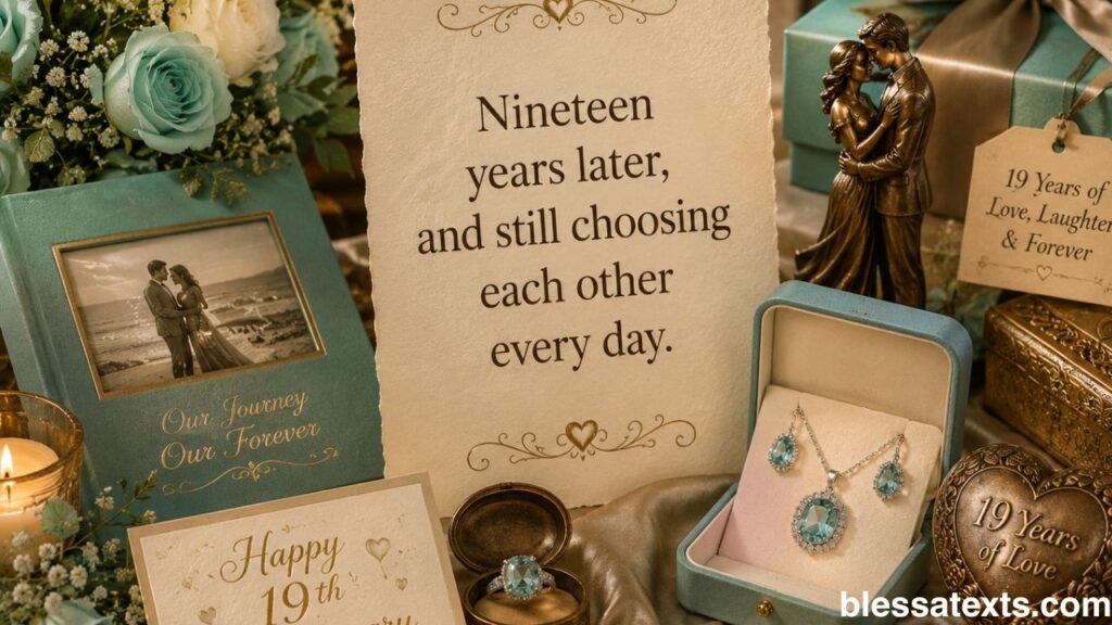 Heartfelt 19th Anniversary Wishes