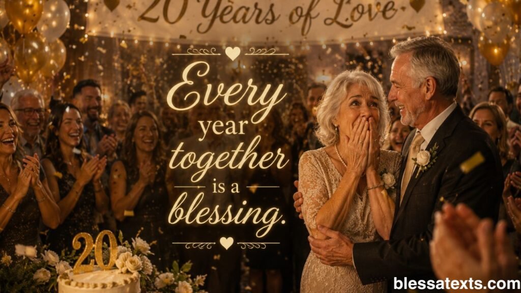 Heartfelt 20th Anniversary Wishes