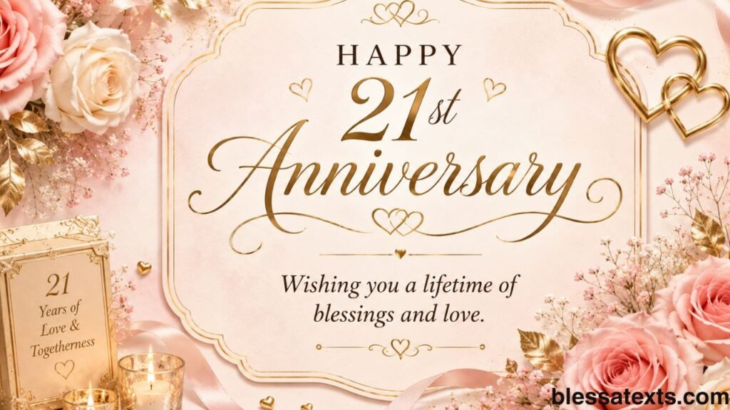 Heartfelt 21st Anniversary Wishes