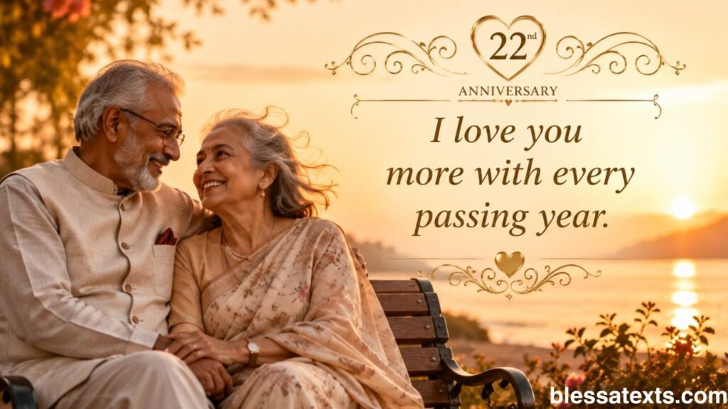 Heartfelt 22nd Anniversary Wishes