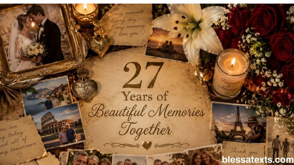 Heartfelt 27th Anniversary Wishes