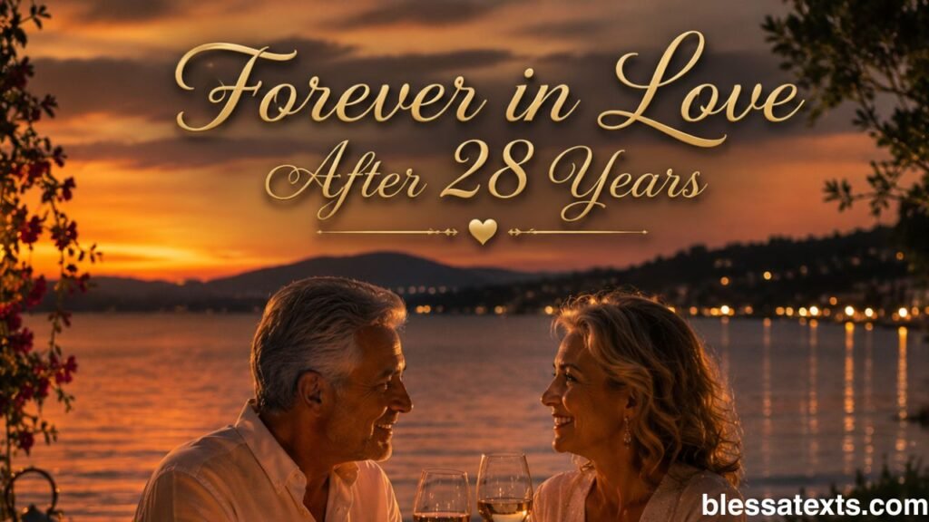 Heartfelt 28th Anniversary Wishes