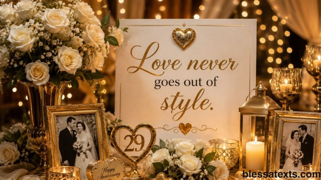 Heartfelt 29th Anniversary Wishes