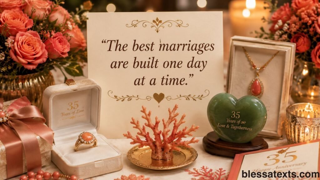 Heartfelt 35th Anniversary Wishes