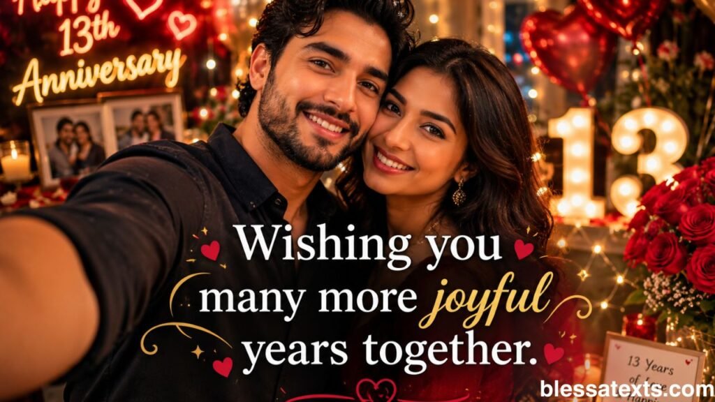 Heartfelt 13th Anniversary Wishes