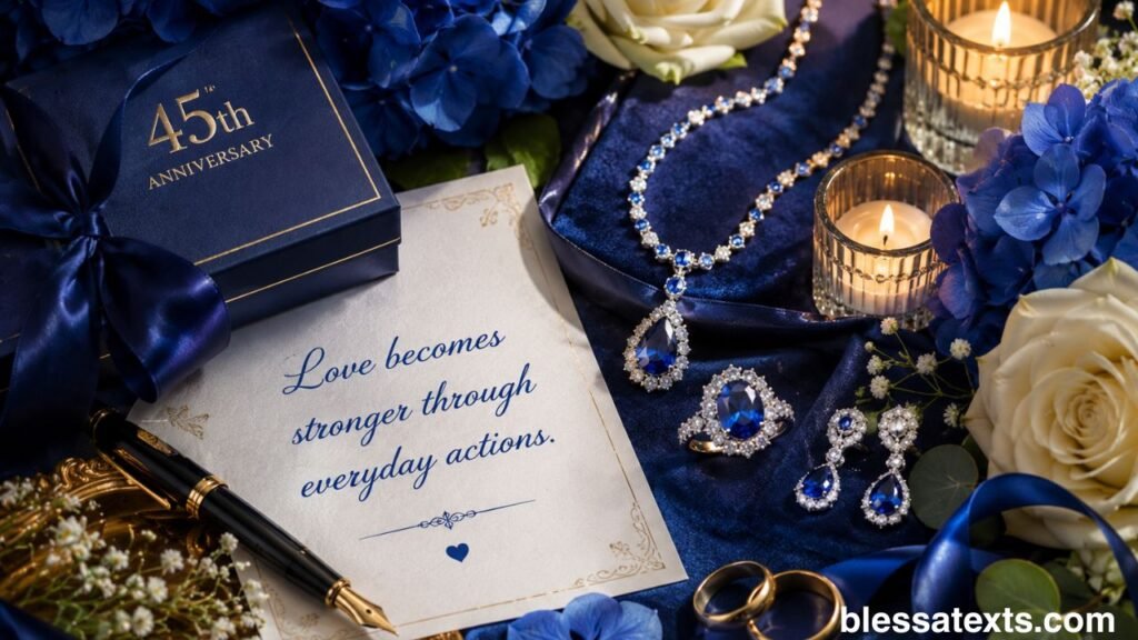 Heartfelt 45th Anniversary Wishes