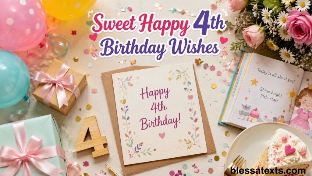 Happy 4th Birthday Wishes