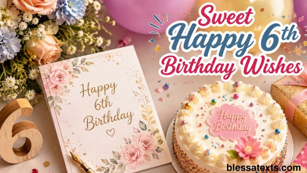 Happy 6th Birthday Wishes