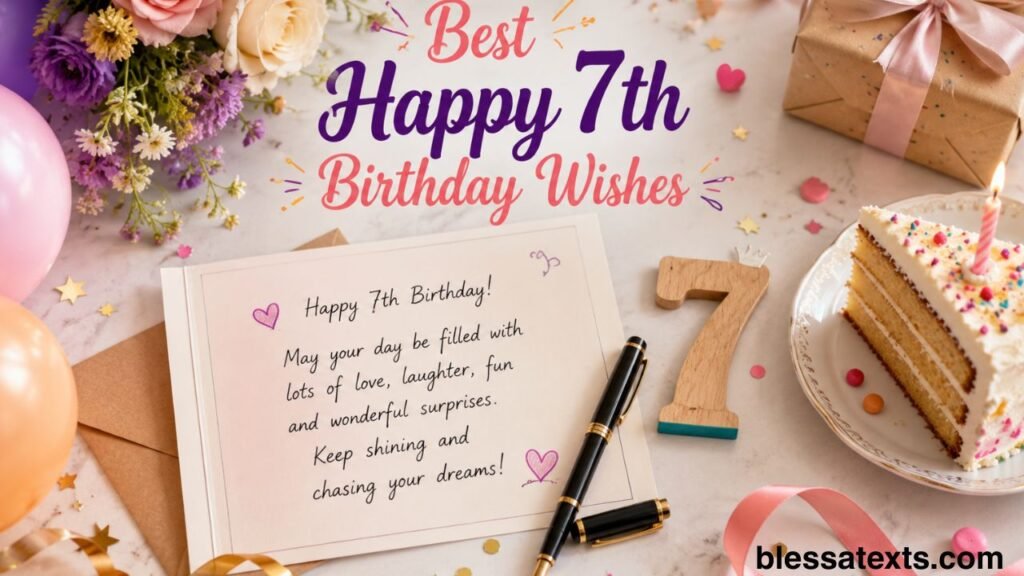 Happy 7th Birthday Wishes 