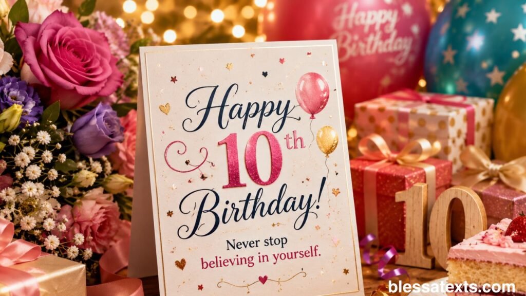 Happy 10th Birthday Wishes