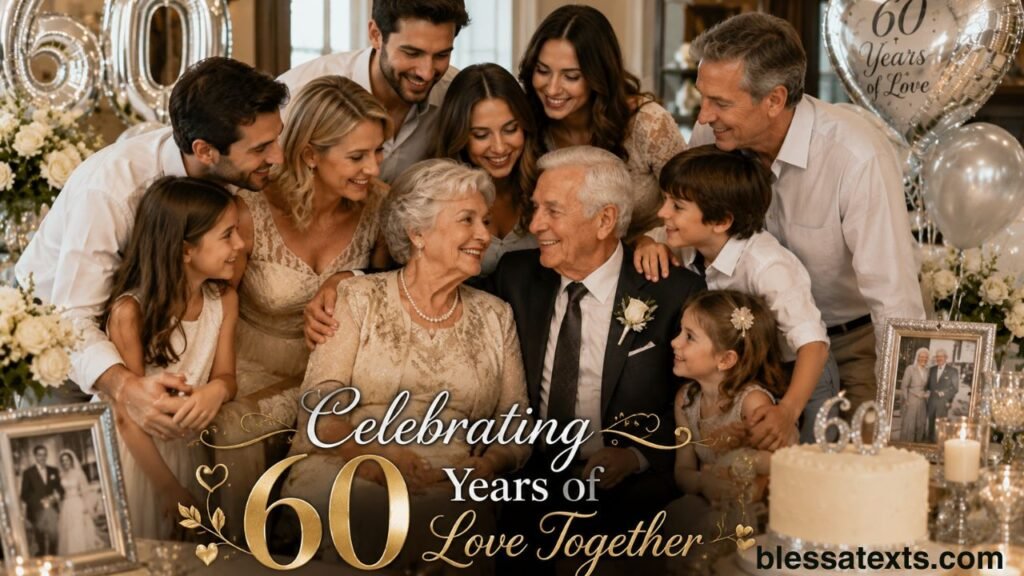 Heartfelt 60th Wedding Anniversary