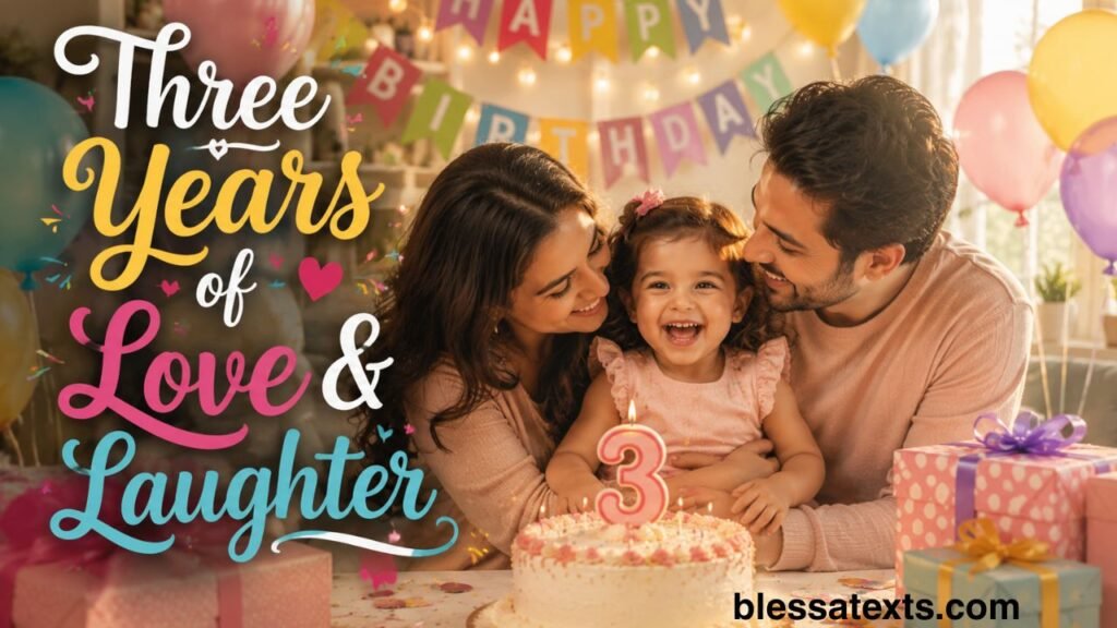Happy 3rd Birthday Wishes