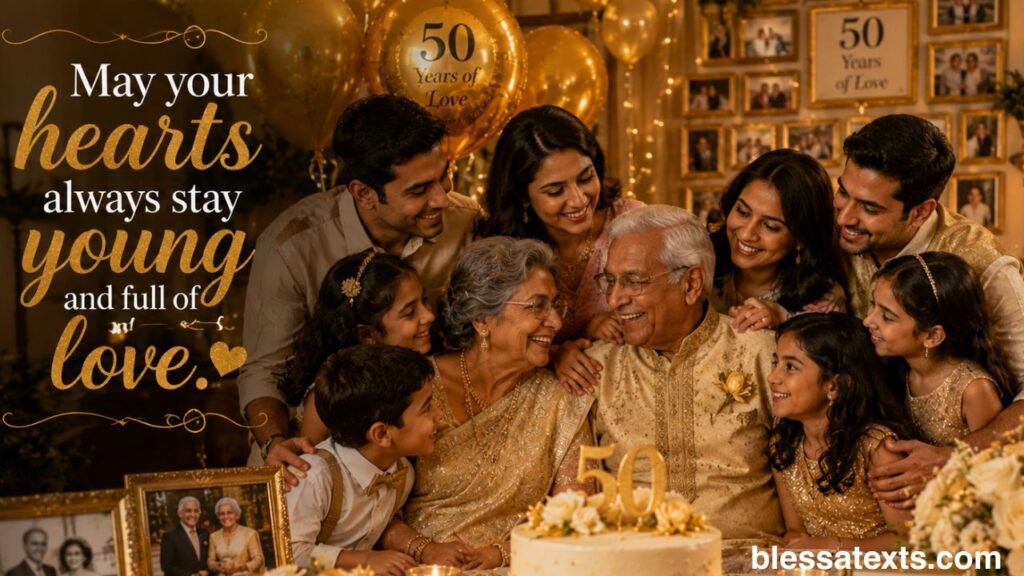  Happy 50th Anniversary Wishes