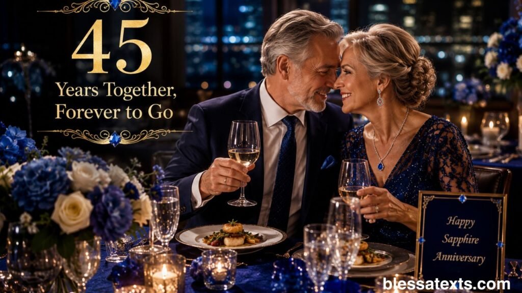 Heartfelt 45th Anniversary Wishes