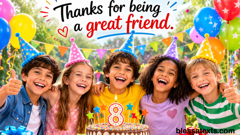 Happy 8th Birthday Wishes