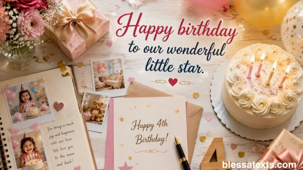 Happy 4th Birthday Wishes