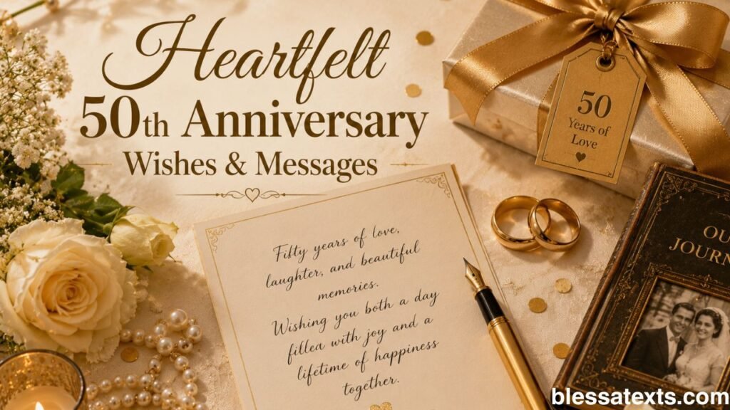  Happy 50th Anniversary Wishes