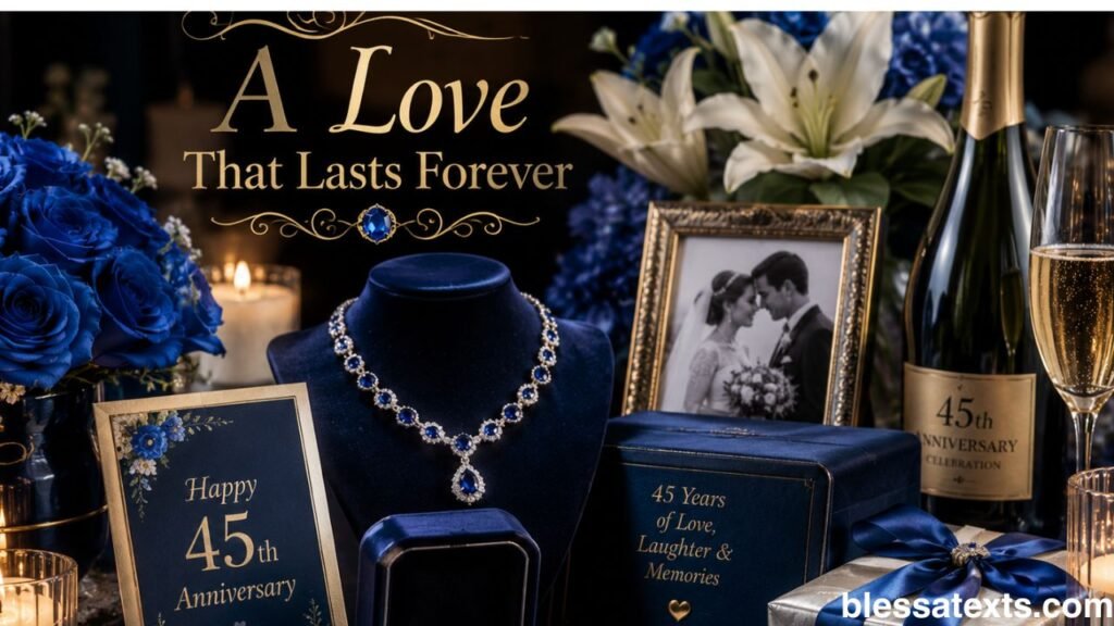 Heartfelt 45th Anniversary Wishes